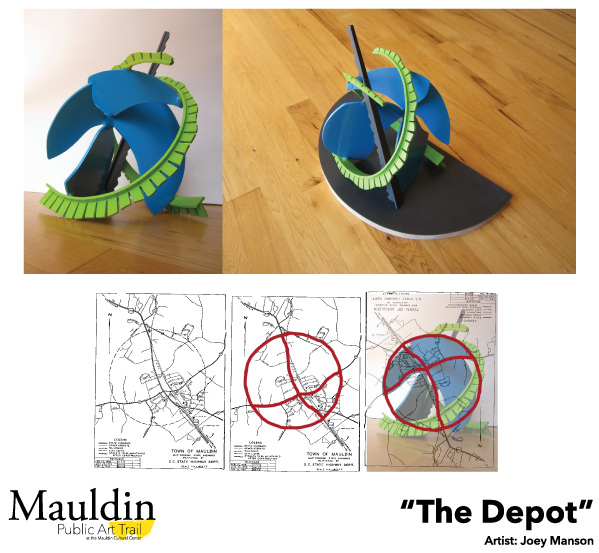 Mauldin announces first public art trail installation
