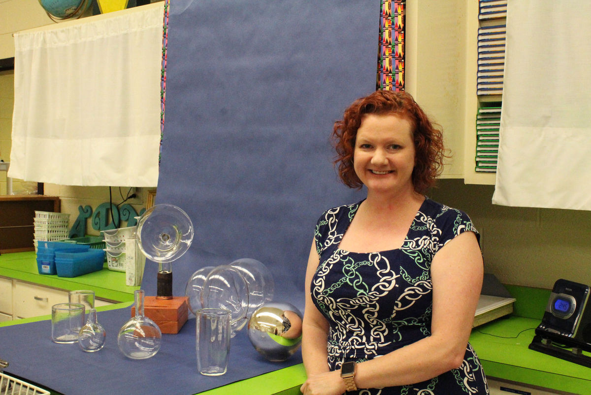 Florence teacher learns the art of glassblowing with grant support