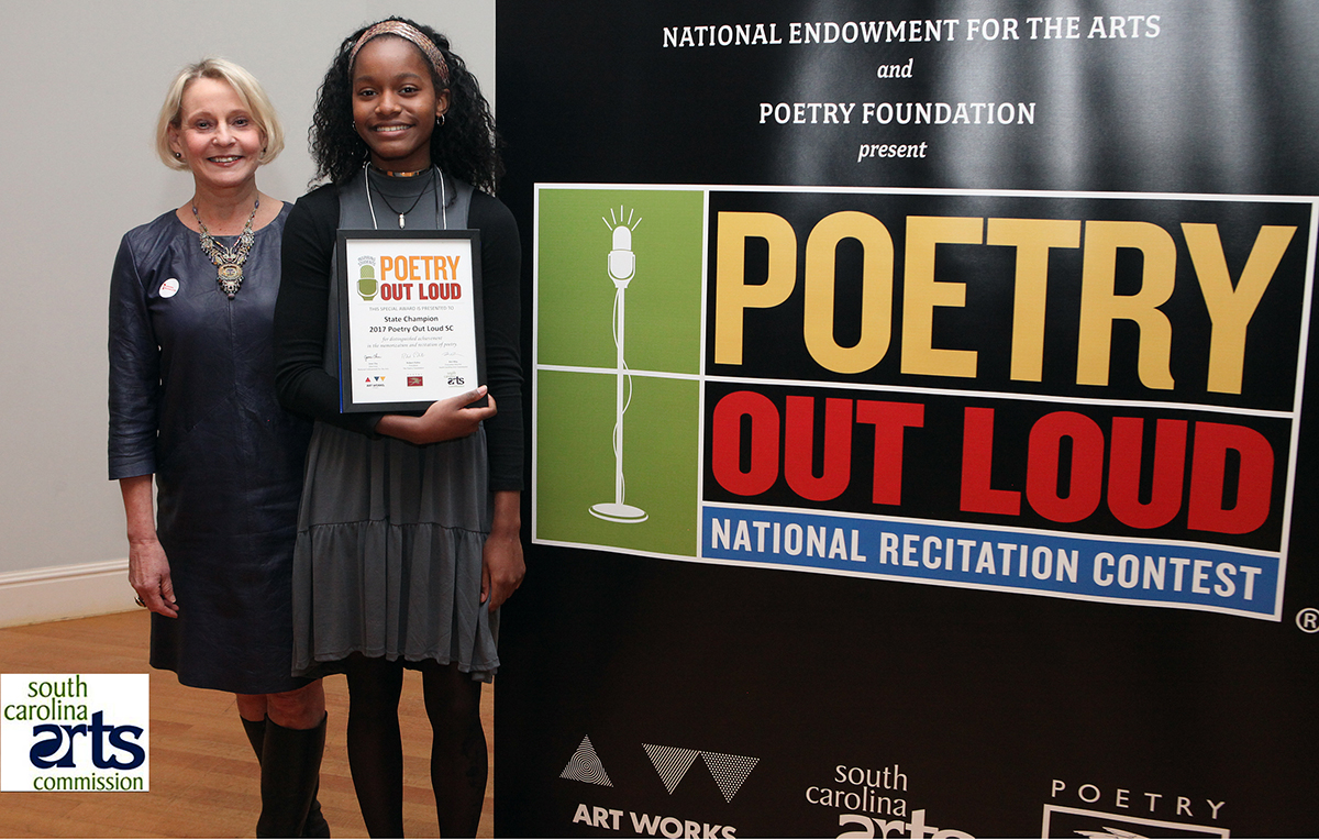 Charleston student wins Poetry Out Loud State Championship