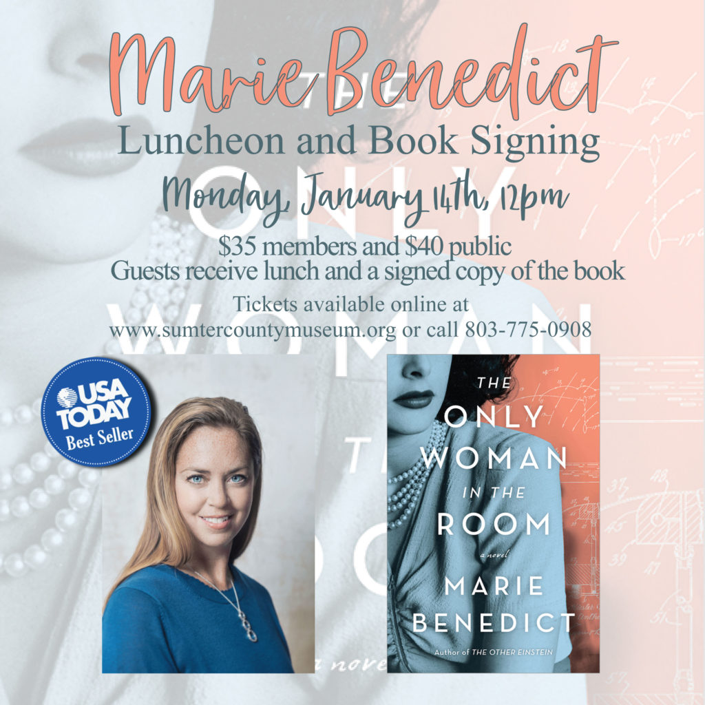 Marie Benedict: The Only Woman In The Room Luncheon and Book Signing ...