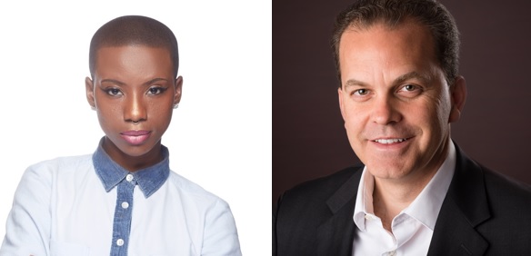 Headshots of Tammaka Staley (left) and Kevin Williams (right)