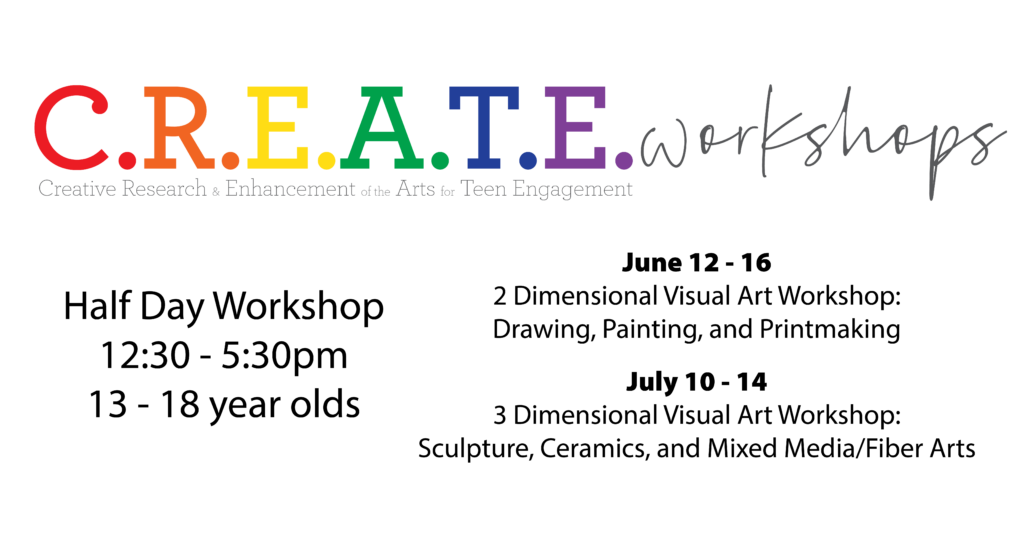 C.R.E.A.T.E. for Teens SC Arts Hub