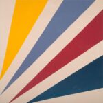 Sam Gilliam. Tumble II. Acrylic on canvas. 78 1/2 x 78 5/8 inches. 1966.