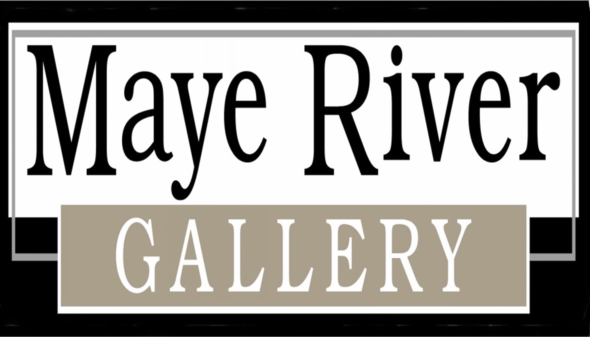 logo for Maye River Gallery