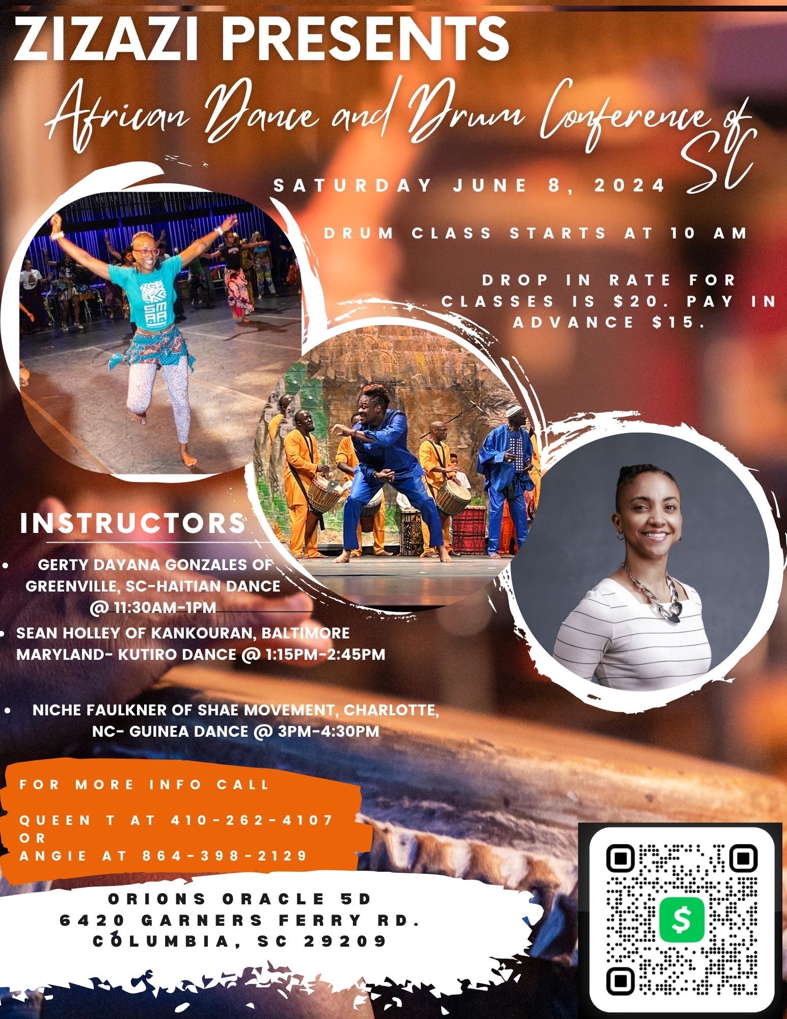 Zizazi presents African Dance and Drum Conference of SC