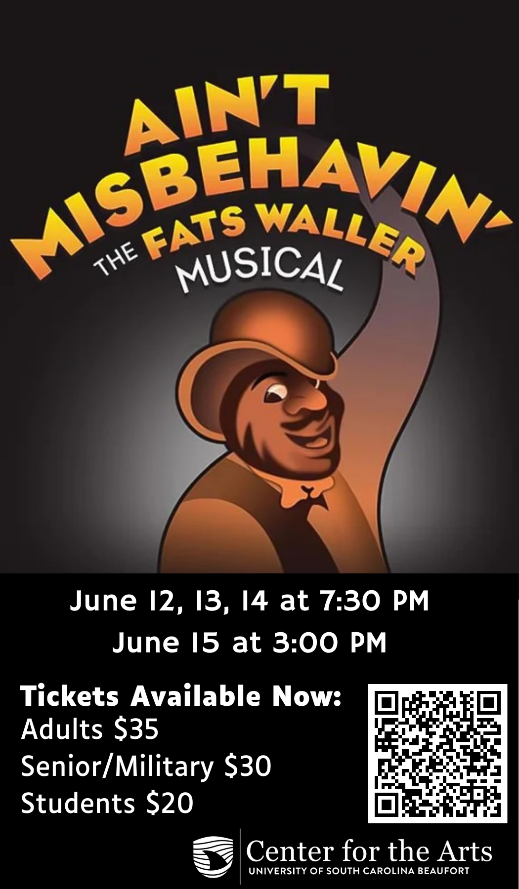 Beaufort Theatre Company's Ain't Misbehavin', the Fats Waller Musical
