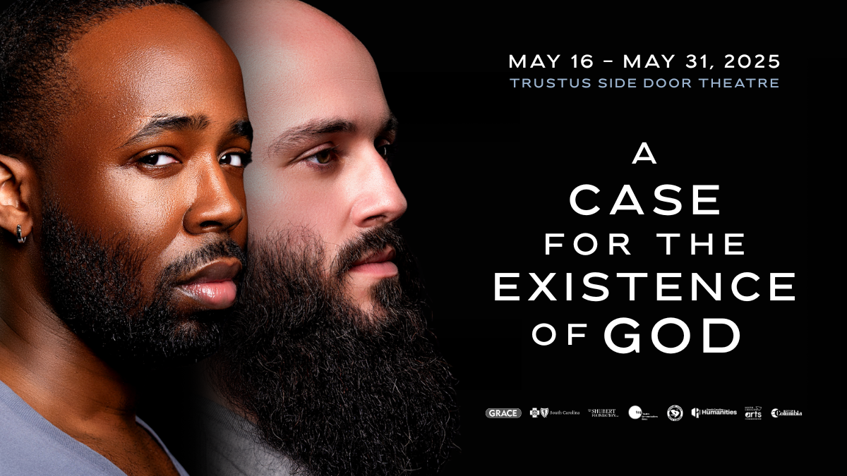 Two men in profile. A white man stares straight ahead. A Black man gives side eye to the viewer.