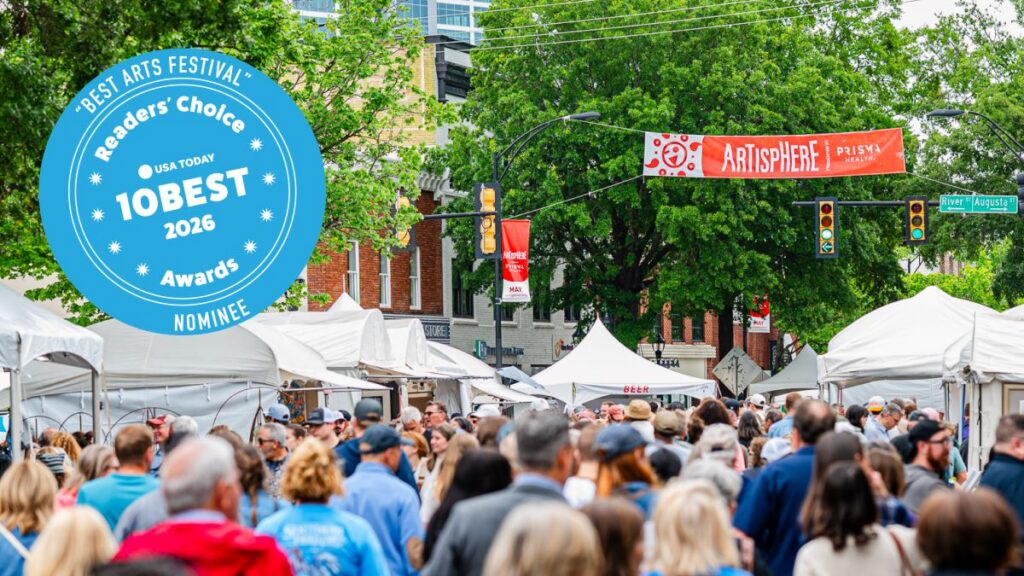 Festival attendees flock to downtown Greenville for Artisphere.