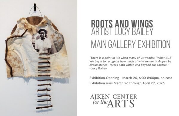 Artwork. An old and yellowed white blouse is overlaid with a photo of a young Black woman.