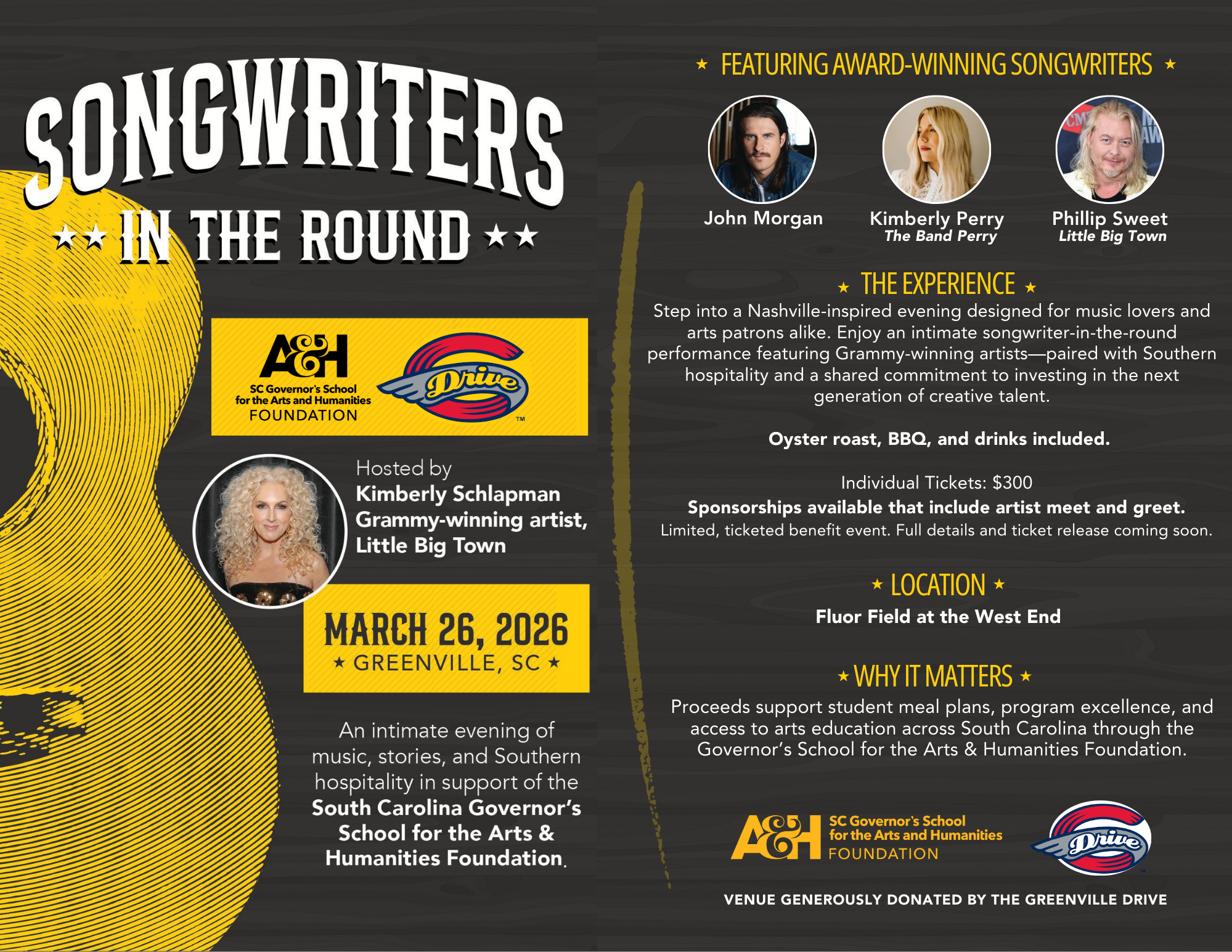 Songwriters Kimberly Schlapman, John Morgan, Kimberly Perry, and Phillip Sweet.