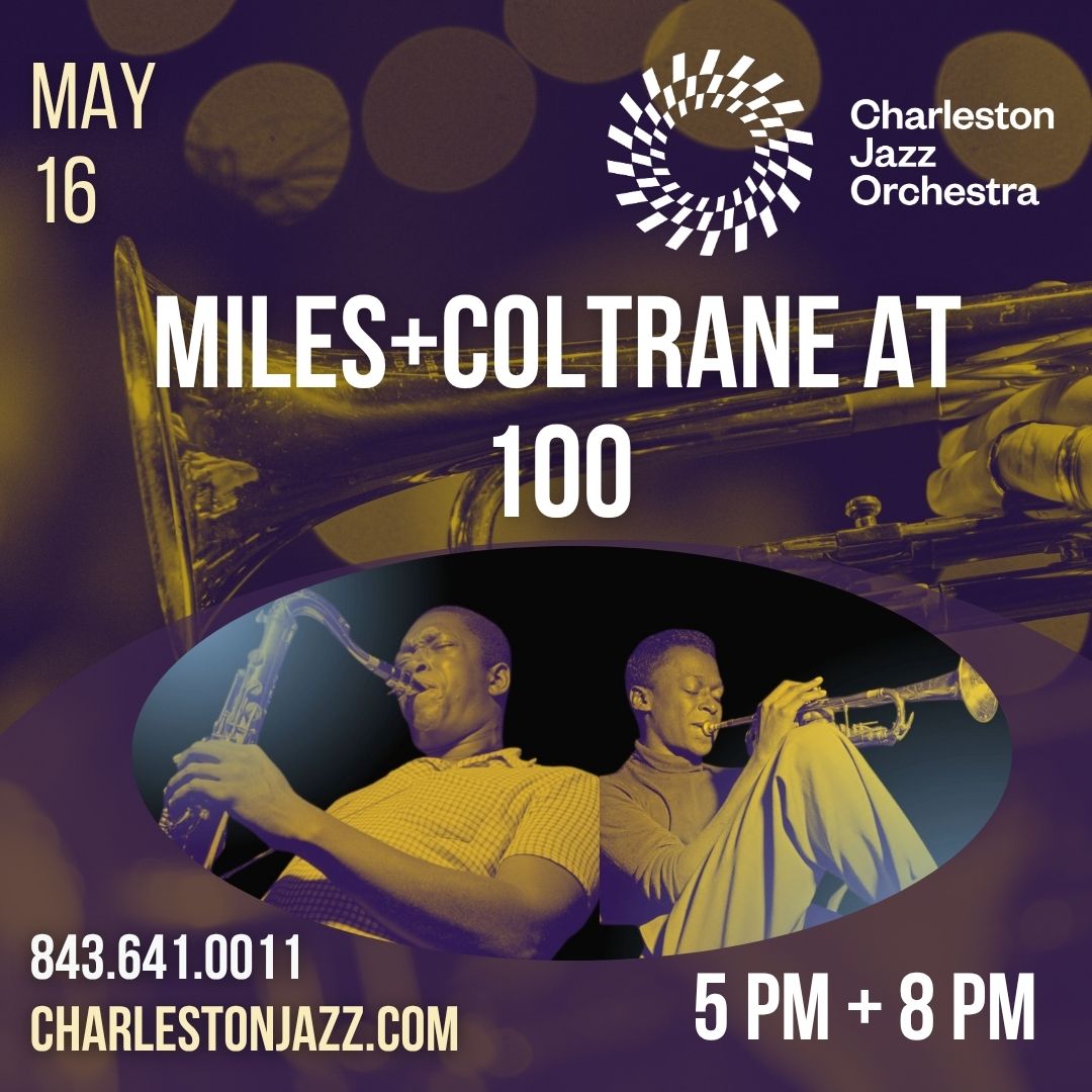 A Black man plays the saxophone and a young Black man plays the trumpet.