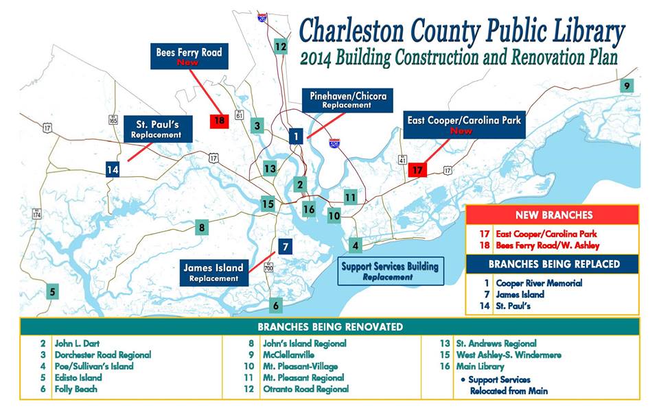 Charleston voters approve library referendum by three-to-one margin