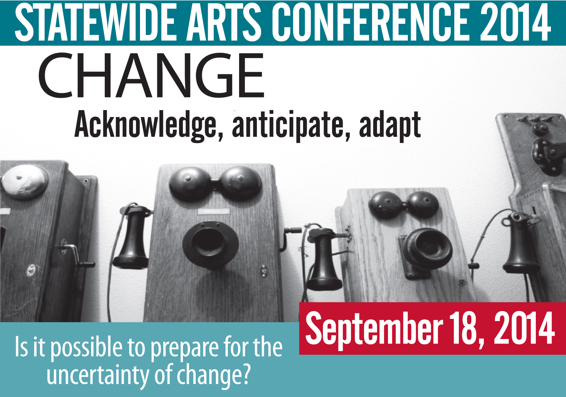 Early birds get the best rate for Statewide Arts Conference!