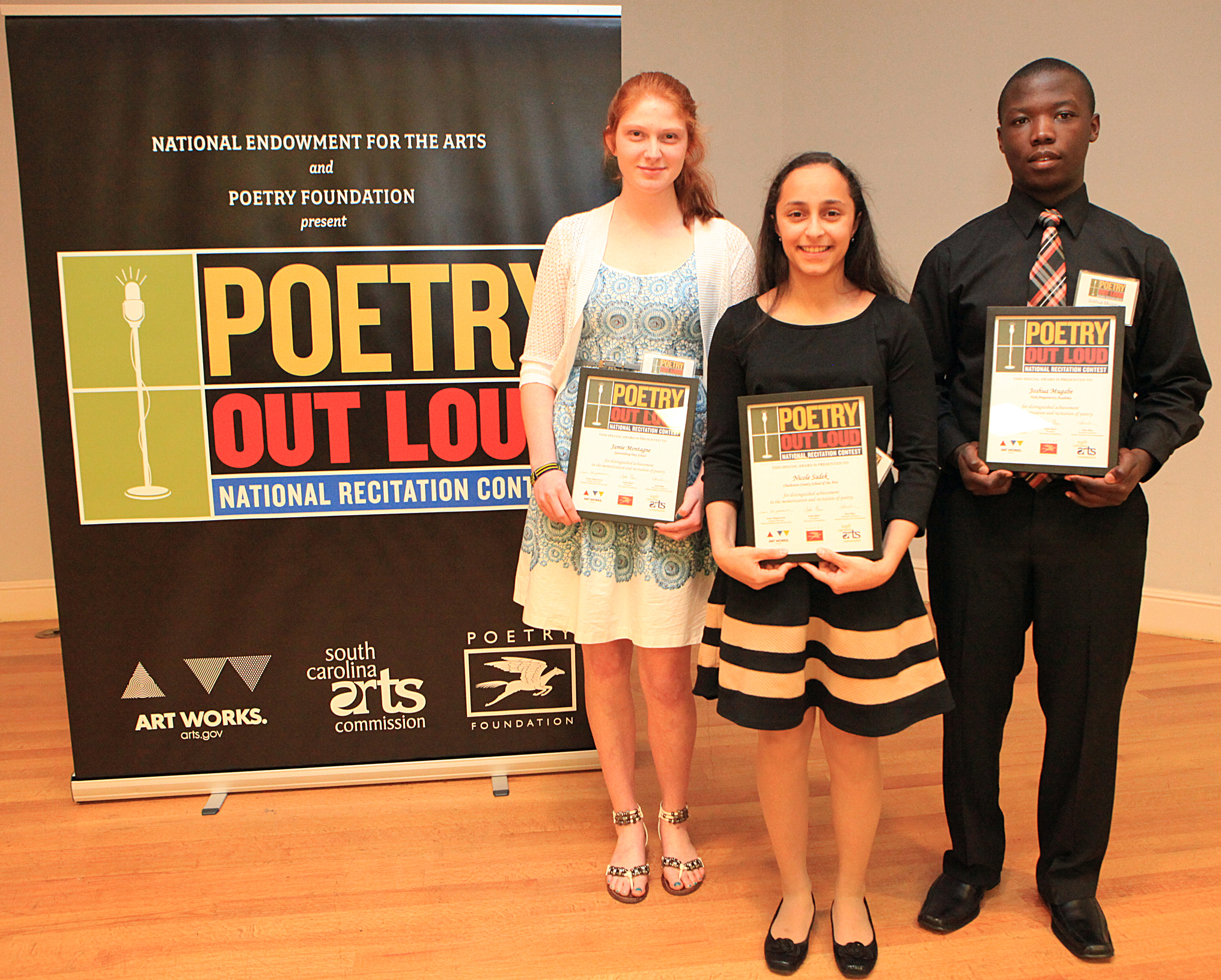 Charleston student wins state Poetry Out Loud competition